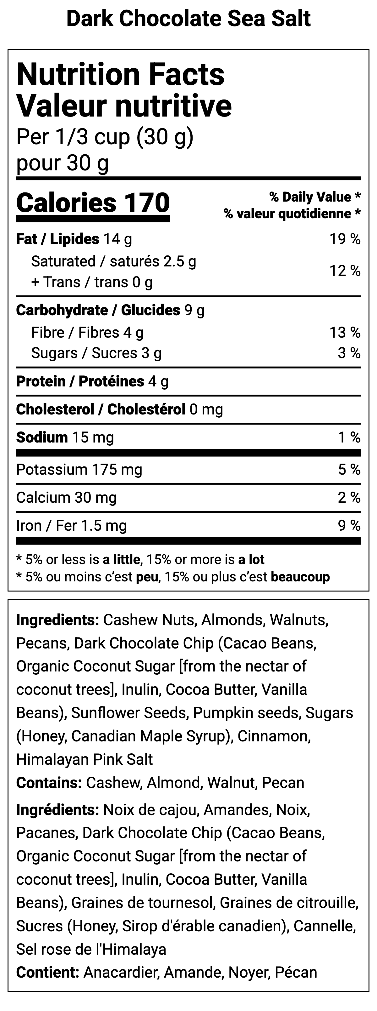 Nutrition Facts