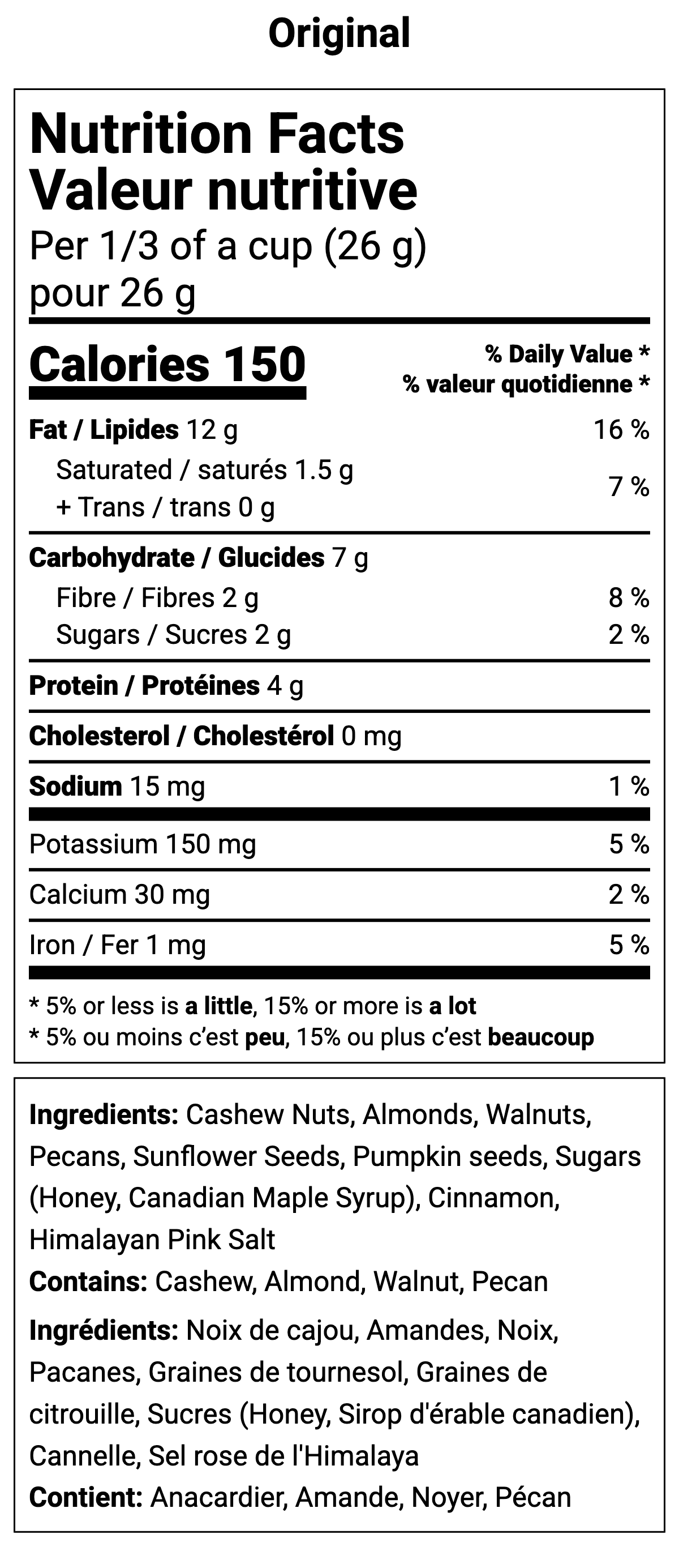 Nutrition Facts