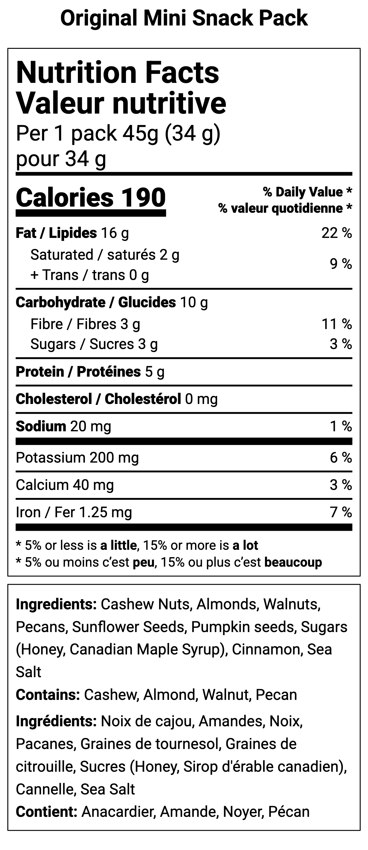 Nutrition Facts
