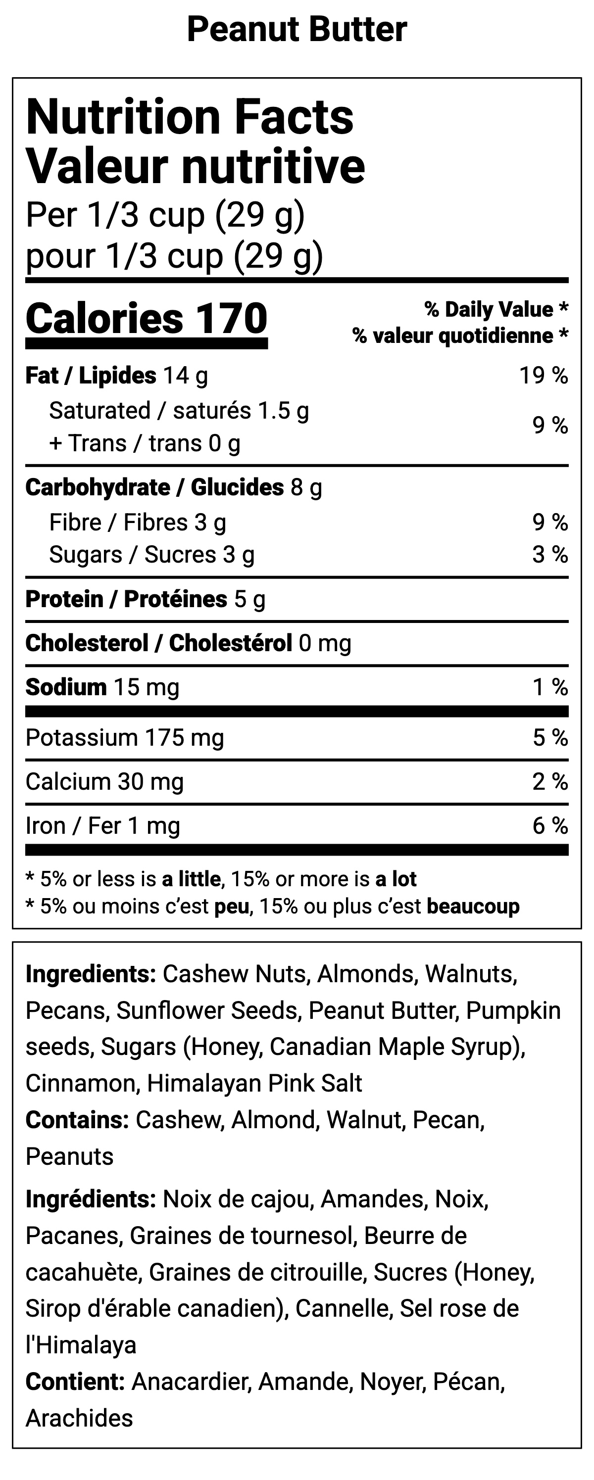Nutrition Facts